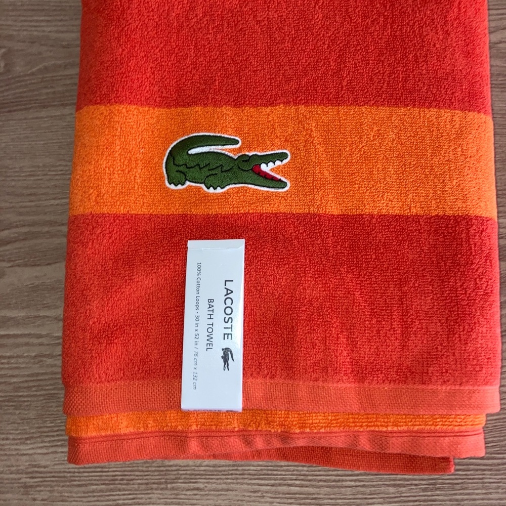 Lacoste towel